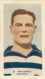 1933 Godfrey Phillips Victorian Footballers (A Series of 50) #9 George Maloney Front